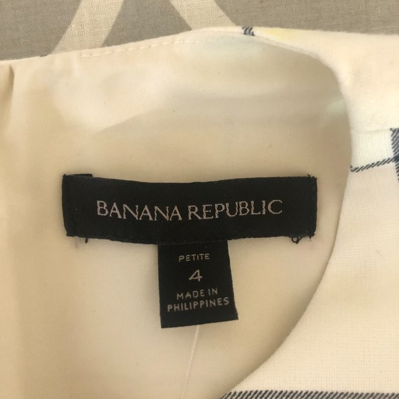 Banana Republic Windowpane Sheath Dress - NWT - Picture 5 of 7